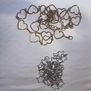 Heart & Star Chain Belt